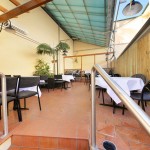 Covered courtyard